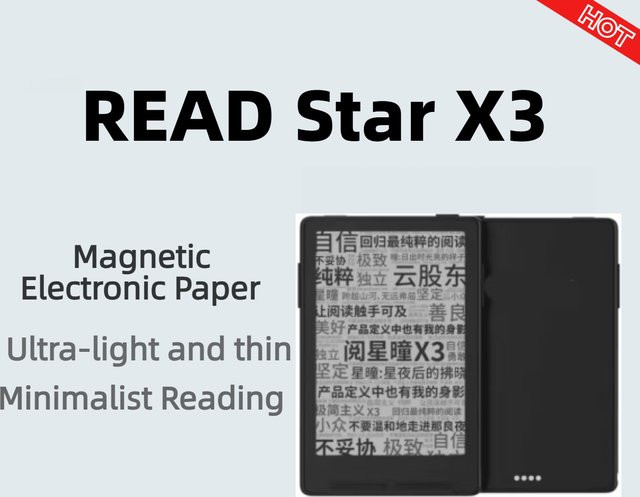 XTEINK X3 E-Book-Reader mit 3,7 Zoll E-Ink-Display und 16 GB Speicher - Bild 1