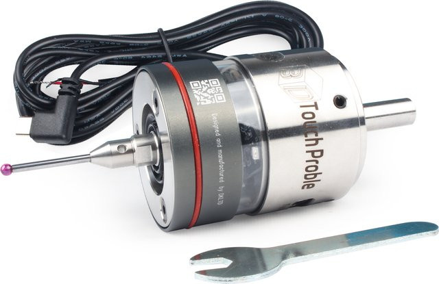RATTMMOTOR WP-500 V6 Anti-Roll 3D-Kantentaster in Silber zur Mittelpunktfindung für CNC-Maschinen kompatibel mit Mach3 und Grbl - Bild 1