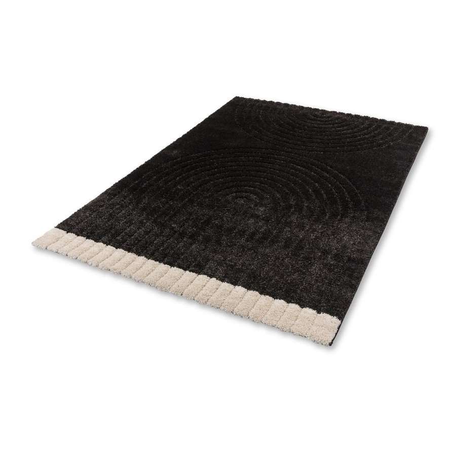 Schöner Wohnen Teppich Winsome Schwarz mit Hoch-Tief-Struktur B/T: 200 x 290 cm - Bild 2