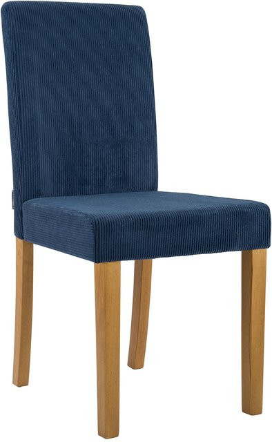 CLP Esszimmerstuhl Ina mit Cordbezug und Holzgestell - Bild 1