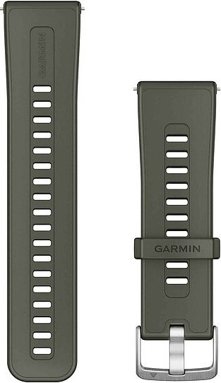 Garmin Uhrenarmband Silikon, Schwarz, Unisex, 24 mm - Bild 1