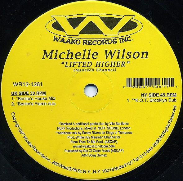 Lifted Higher, Michelle Wilson, Vinyl/LP, yellow - Bild 1