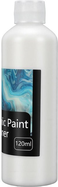 Acrylfarbe Verdünner und Fließverbesserer transparent 120 ml für professionelle Kunst auf Leinwand Papier und Holz - Bild 1