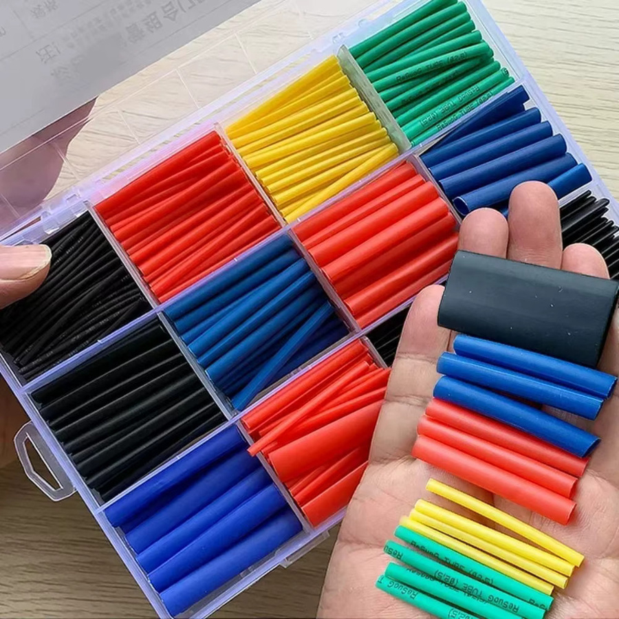 Multicolour Schrumpfschlauch-Set aus Kunststoff zur Isolierung von elektrischen Anschlusskabeln - Bild 2
