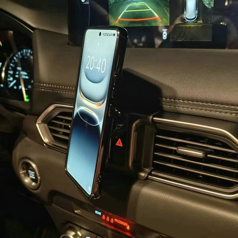 Magnetische Auto-Handyhalterung für Mazda CX-5 und CX-8 (2017-2025), vibrationsfester Handyhalter in Schwarz - Bild 4