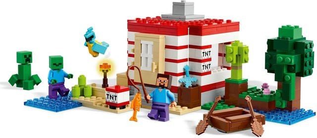 LEGO Minecraft Das TNT-Dschungelhaus Konstruktionsspielzeug ab 8 Jahren - Bild 2