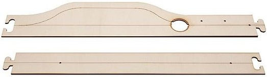 Faller Laser-Street Bushaltestellen-Set, 1:87 (Spur H0), Holz, Natur / Holzfarben - Bild 1