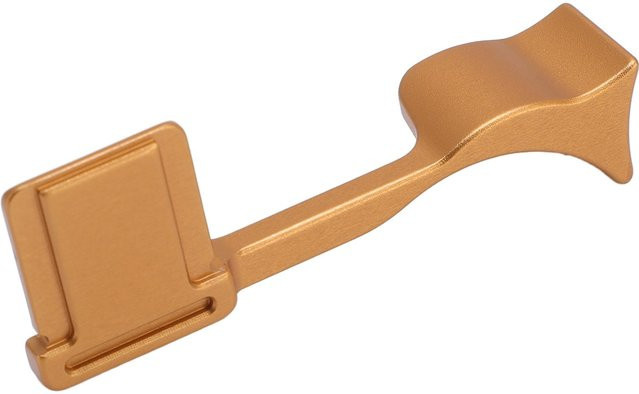 Igeteck Kamera Daumenauflage für Q3 aus Aluminiumlegierung mit Blitzschuhabdeckung in Gold - Bild 1