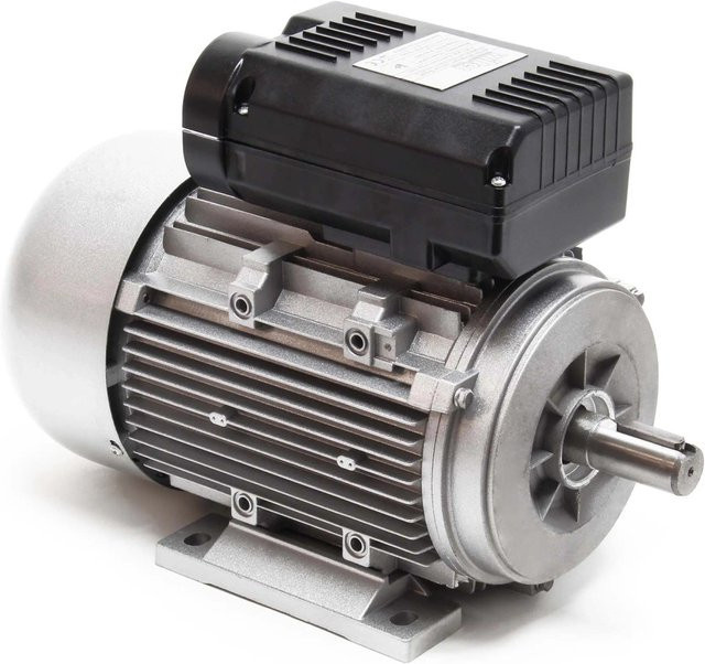 Wiltec Elektromotor 1-phasig 2-polig 15kW 230V mit Kupferwicklung in Silber - Bild 1