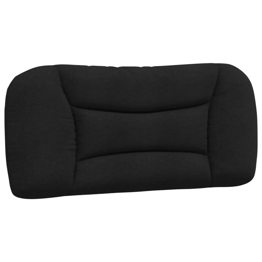 vidaXL Kopfteil-Kissen Hvar in Schwarz aus Stoff mit einer Breite von 80 cm - Bild 2