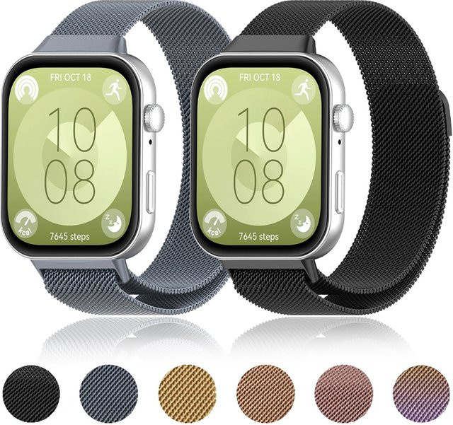 Huawei Uhrenarmband Milanaise, Edelstahl, Unisex - Bild 1