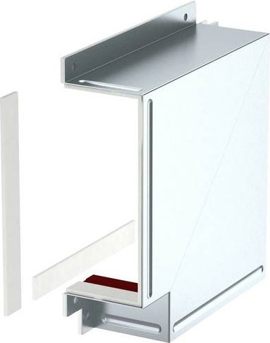 OBO Bettermann Brandschutzkanal BSKM-FW 1025 Flachwinkel in Silber B/H: 250 x 100 mm - Bild 1
