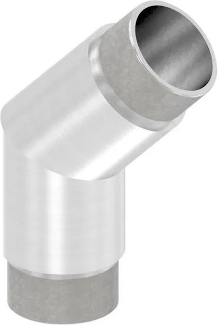 FeNau Eckbogen aus Edelstahl in Silber, 135 Grad, zum Stecken, Durchmesser: 42,4 mm, Wandstärke: 2,5 mm - Bild 1