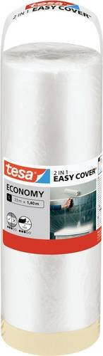 Tesa Easy Cover Economy Refill L Abdeckfolie mit Malerband Breite: 140 cm, Länge: 33 m - Bild 1