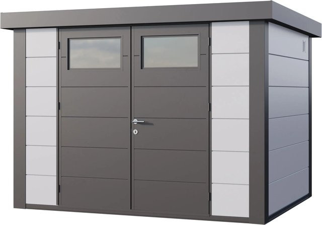 Telluria Gerätehaus Classico Weiß B/H/T: 318 x 219 x 258 cm - Bild 1