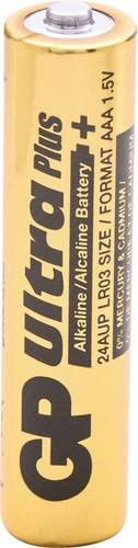 GP GPIND24AUPB Micro AAA Alkali-Mangan Batterien 1,5V, 1000 Stück, Gold - Bild 1