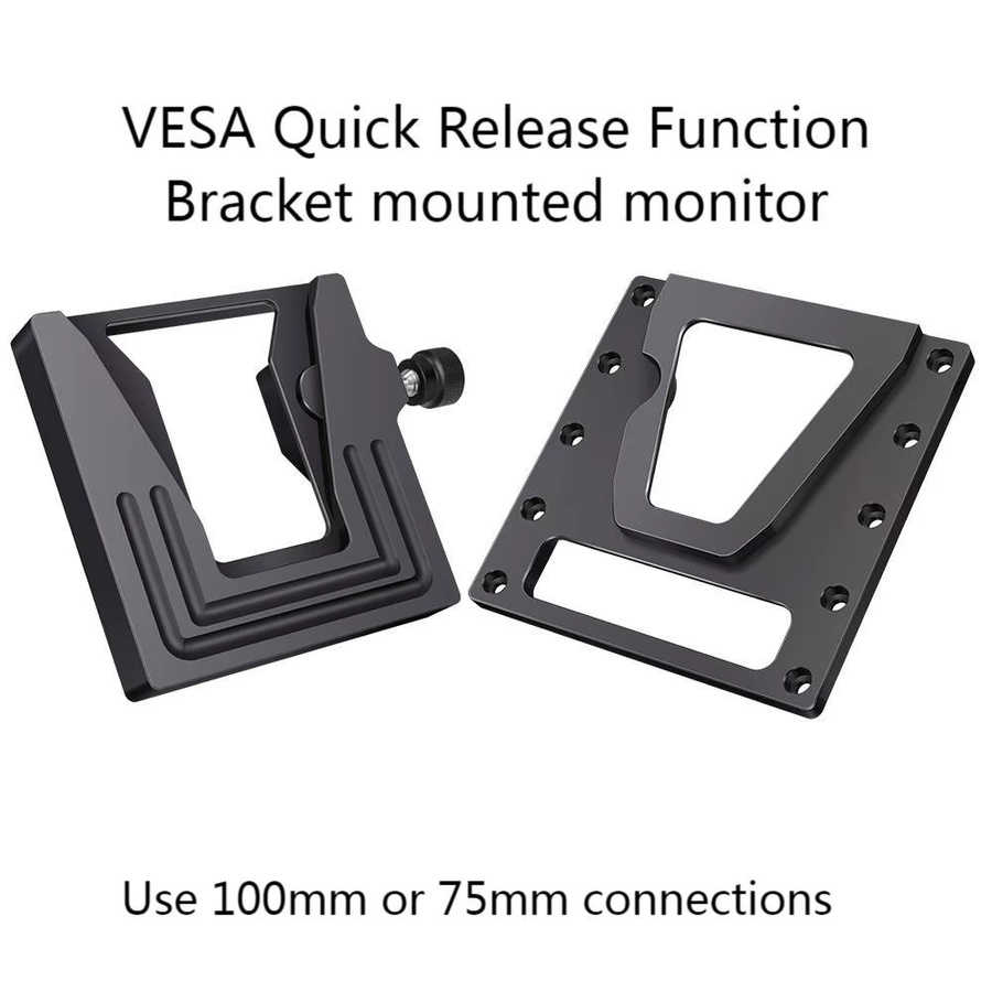KUANJIE MH223 VESA Monitorhalterung und Schnellmontageplatte für Displays in Schwarz - Bild 5