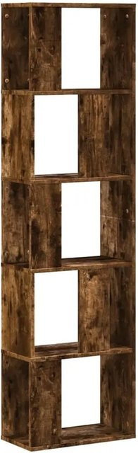 vidaXL Bücherregal mit 5 Böden in Räuchereiche, B/T/H: 45 x 23,5 x 162,5 cm - Bild 1