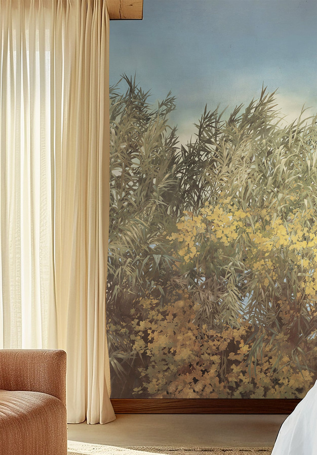 Isidore Leroy Mural Cannes Provençales Wandtattoo in Mehrfarbig auf Papier - Bild 1