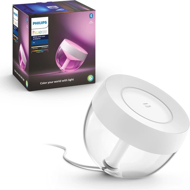 Philips Hue White & Color Ambiance Iris LED Tischleuchte Weiß - Bild 1