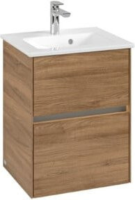 V&B Waschtischunterschrank Collaro mit Waschtisch und LED-Beleuchtung, B/T/H: 47,2 x 61 x 40,4 cm - Bild 1