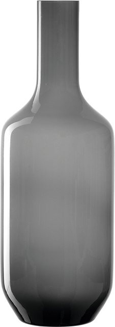 Vase Leonardo Milano aus Glas in Grau, Tischvase modern rund, Höhe: 39,0 cm, Durchmesser: 14,0 cm - Bild 1