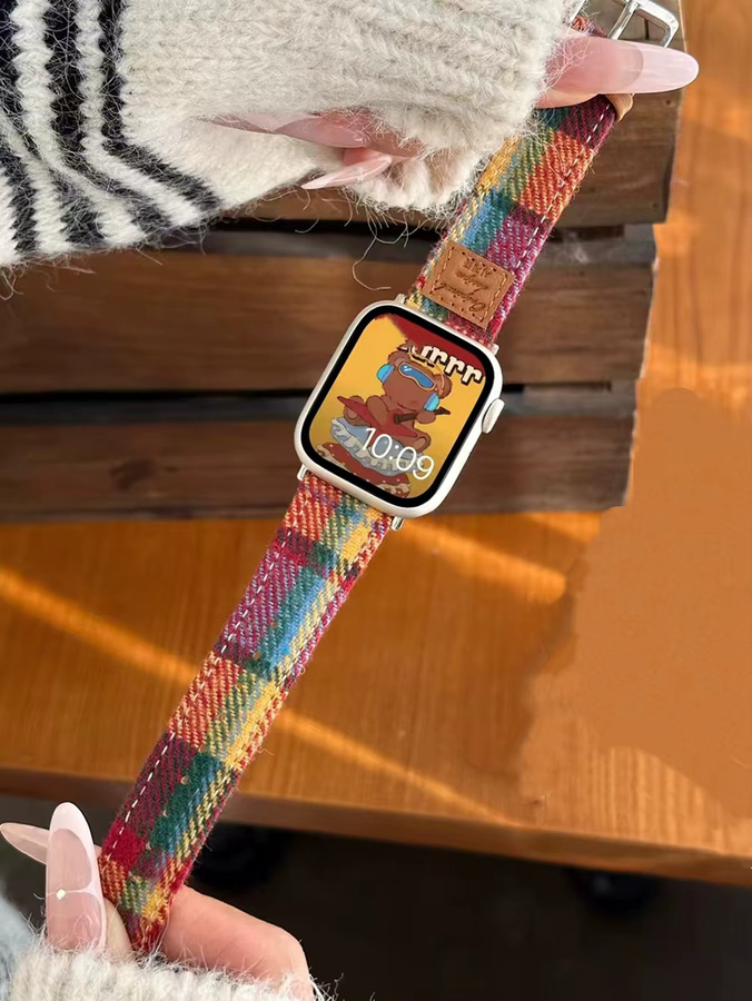 iwujiao Uhrenarmband Leder, Bunt, Damen - Bild 5