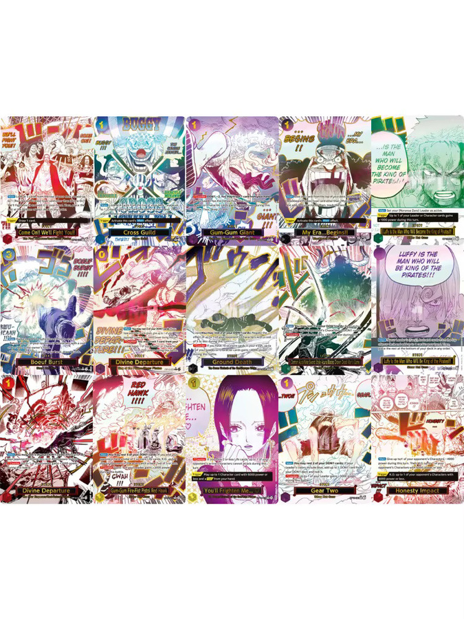 Bandai One Piece Sammelkarten-Spiel, Gum-Gum Giant Divine Departure Boeuf Burst Gear Two, Bunt / Mehrfarbig - Bild 3
