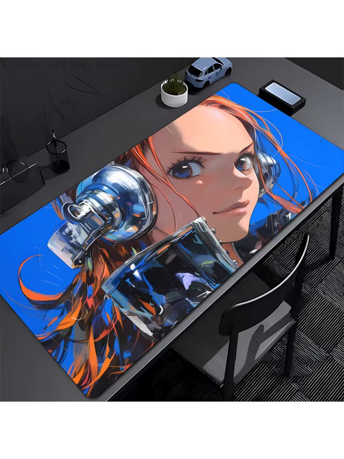 Bandai ONE PIECE Nami Gaming-Mauspad, rutschfeste Schreibtischunterlage in Multicolour - Bild 2