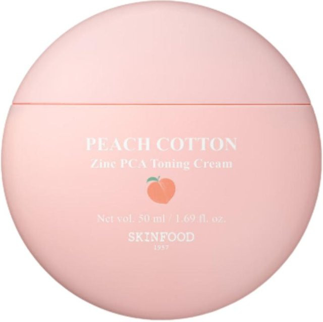 Skinfood Peach Soft Zink PCA Beruhigende Ton-Up-Creme, 50 ml - Bild 1