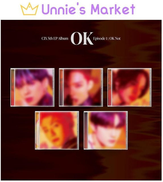 CIX OK Episode 1 OK Not Jewel Version 5 EP-Album CD in der Farbe Rot (1 Stück) - Bild 1