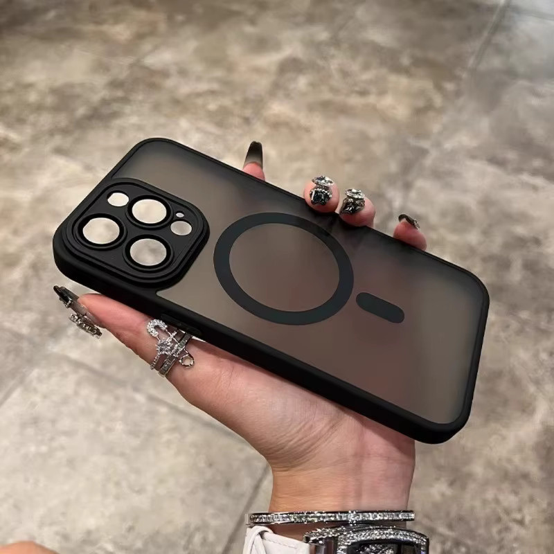Ricestate MagSafe Handyhülle mit Objektivschutz in Schwarz, matt und transluzent für iPhone 11 bis iPhone 17 Pro Max Plus - Bild 4