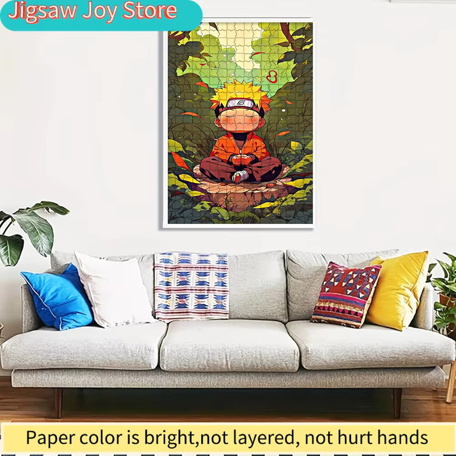 KAYOU Anime-Papierpuzzle, Naruto, Natur, bunt - Bild 4
