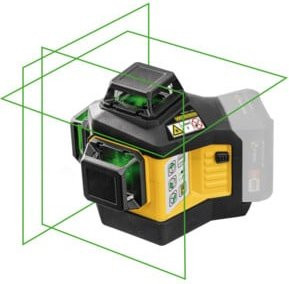 Stabila LAX 600 G Multilinienlaser 12-V-System mit grünen Laserlinien, selbstnivellierend, Reichweite bis 40 m, 5-teiliges Set - Bild 2