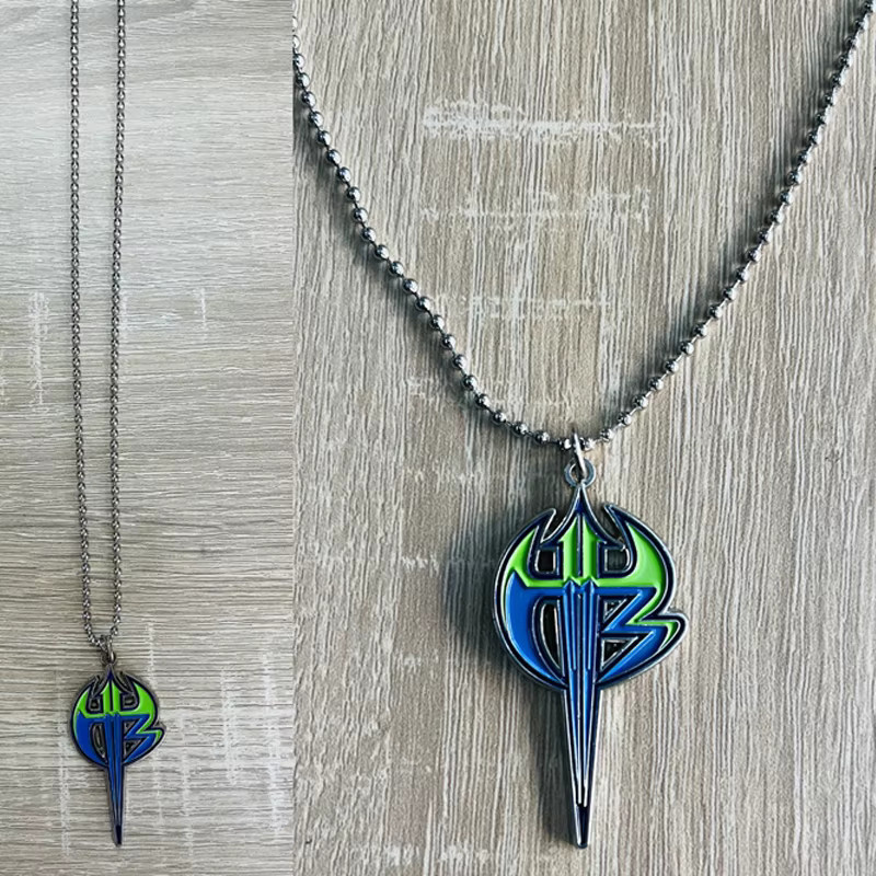 Jeff Hardy Boyz Anhänger-Halskette, Edelstahl, Silber, Unisex - Bild 2