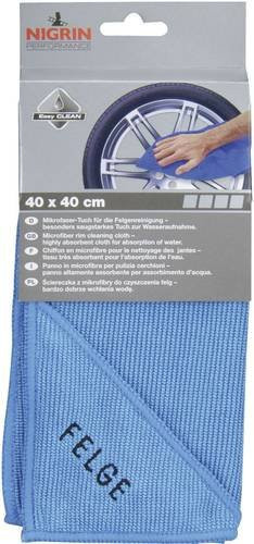 Nigrin 71118 Felge Microfasertuch Blau, B: 40 cm x L: 40 cm - Bild 1
