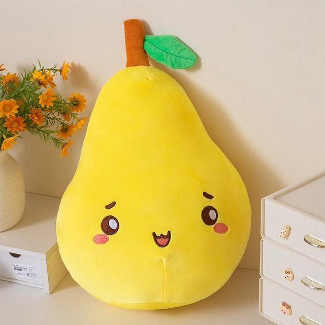 Yiran Health & Beauty Birne, Frucht-Plüschtier, 45cm - Bild 1