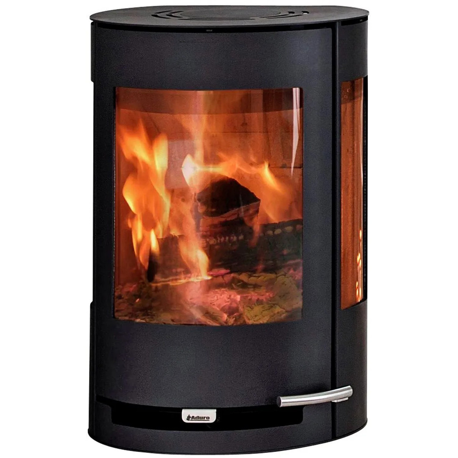 Aduro 9.4 Kaminofen in Schwarz aus Stahl mit 8 kW Leistung und Automatik, B/T/H: 75,2 x 50,0 x 46,0 cm - Bild 2