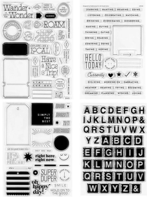 Transparenter englischer Stempel für DIY Scrapbooking und Kartenherstellung A5003 - Bild 1