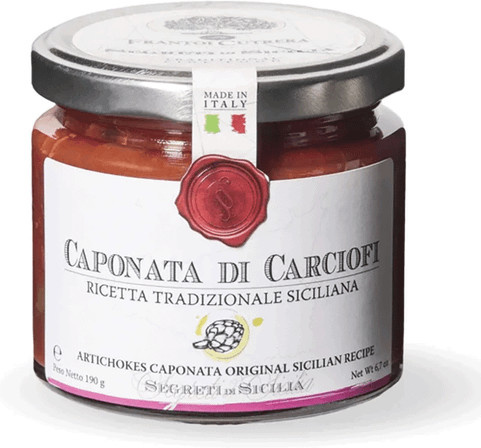 Frantoi Cutrera Artischocken-Caponata Gemüseaufstrich 190 g - Bild 1