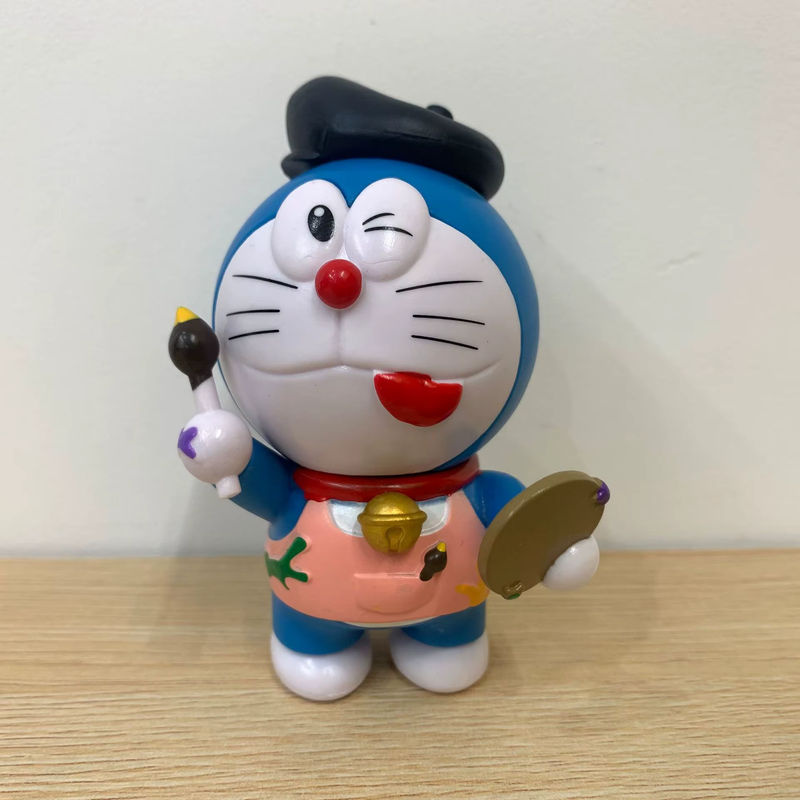 Bandai Doraemon Anime Action Figure Nobita und Shizuka Modellpuppen aus Kunststoff in Blau - Bild 4