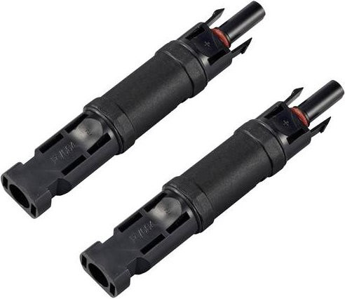 Sygonix SY-6407988 Solar-Sicherungshalter für Solarkabel 1000V, 1 Paar, Schwarz - Bild 1