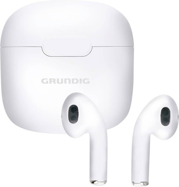 Grundig Bluetooth In-Ear Kopfhörer mit USB-C in Weiß B/H/L: 2,3 x 4,5 x 4,5 cm - Bild 1