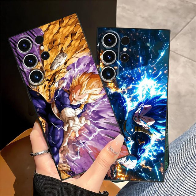 Dragon Ball Dashing Vegeta Soft Rückseite Handyhülle für Samsung Galaxy S21, S24 und weitere Modelle, Multicolor - Bild 1