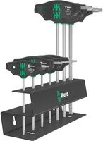 Wera 467/7 TX HF Set 2 Torx Quergriff-Schraubendreher-Set, 7-teilig, Schwarz-Grün - Bild 1