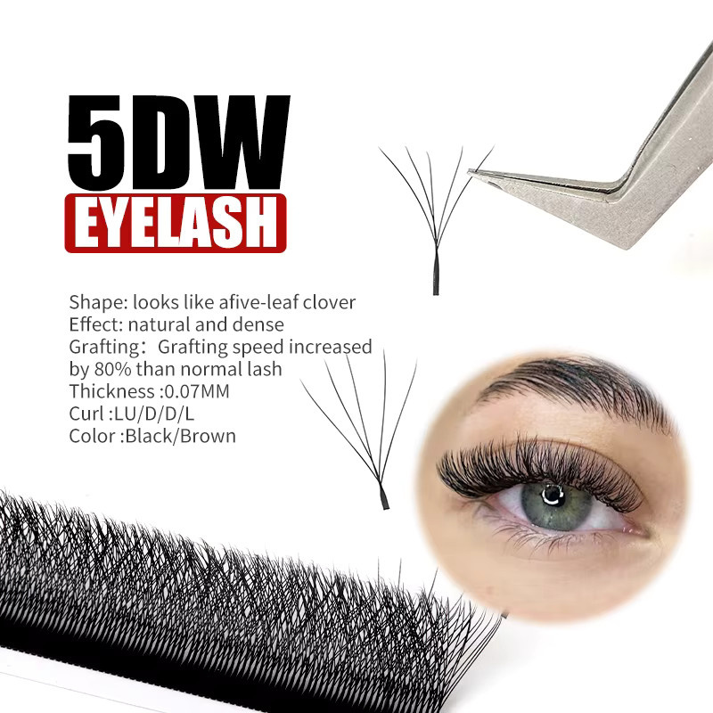 FADVAN YY Wimpern, Vorgefertigte Volumenfächer, Faux Nerz - Bild 2