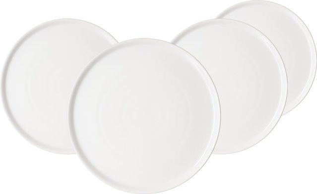 Ritzenhoff & Breker Pizzateller Volos Dinner Plate, Farbe: Weiß, 4er Set, Durchmesser: 31,5 cm - Bild 1