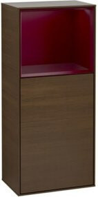 V&B Finion Seitenschrank mit LED-Wandbeleuchtung und Glastüren, B/H: 41,8 x 93,6 cm - Bild 1