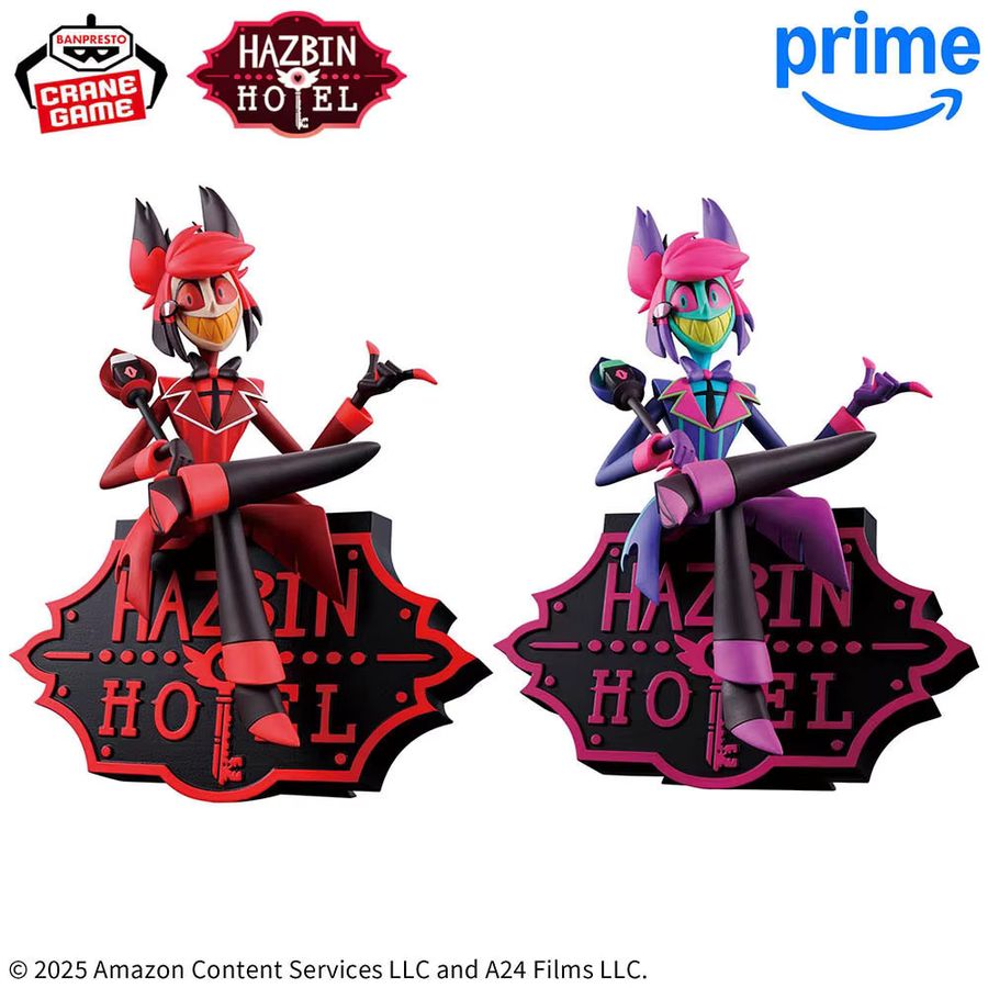 Banpresto Hazbin Hotel Alastor und Vaggie Anime Action Figuren Collection im Originalkarton - Bild 2