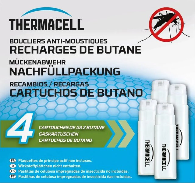 Thermacell Nachfüllpackung mit 4 Gaskartuschen - Bild 1